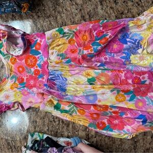Little Sleepies Colorful Floral Kids Dress
